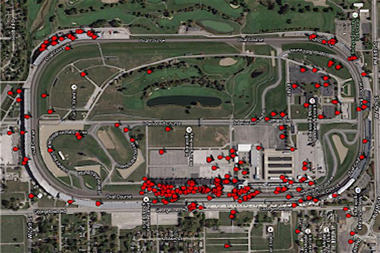 Geolocalização de ouvintes NextRadio na Indy 500 mostra sucesso do aplicativo