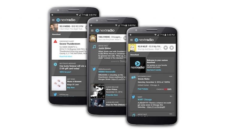 NextRadio agora tem feed para notícias locais e alertas de emergência