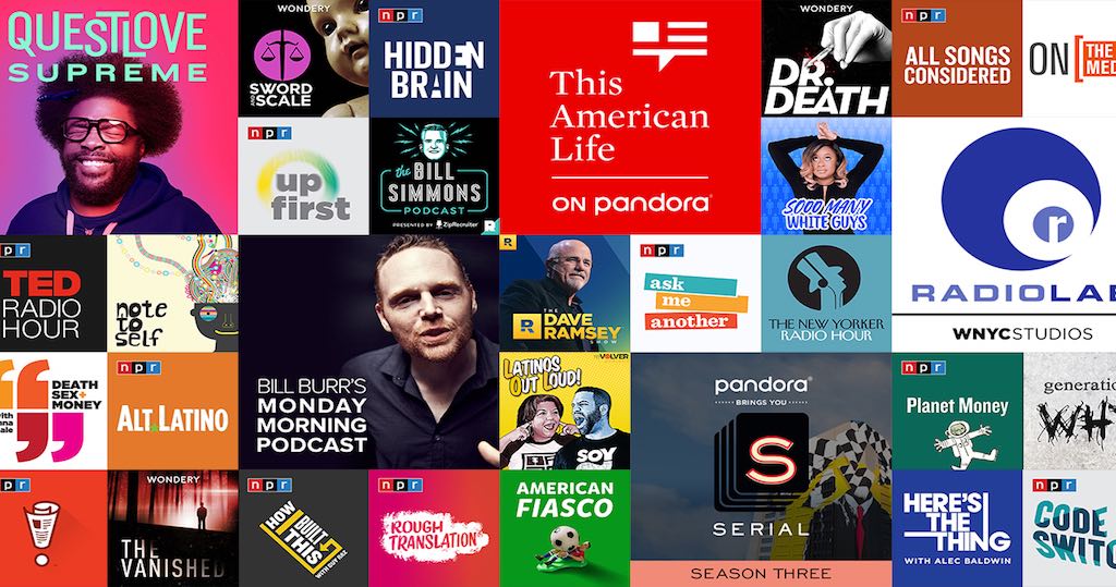 SiriusXM e Pandora também apostam no podcasting