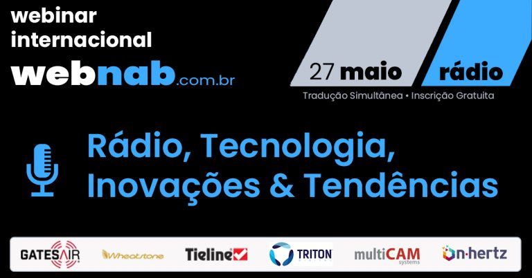 WEBNAB 2020 começa na quarta-feira discutindo tecnologia, inovações e o futuro do rádio