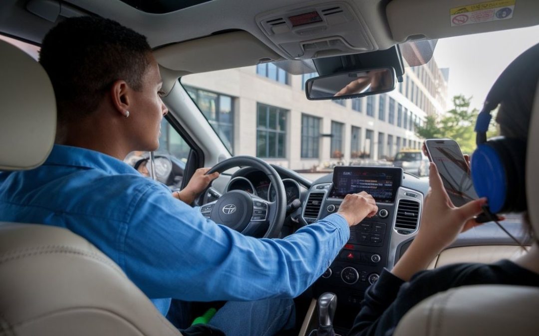 Pesquisa mostra uso do celular no carro para escutar músicas e podcasts