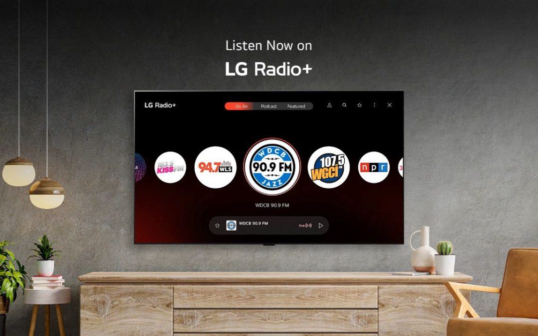 LG Radio+ disponibilizará rádios e podcasts nas smart TVs da companhia