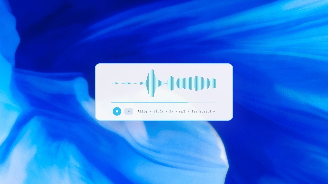 OpenAI lança modelos de voz text-to-speech e speech-to-text avançados