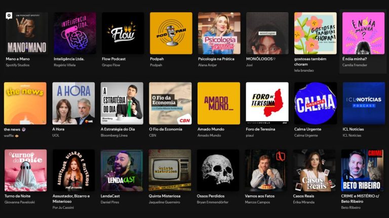 Crescimento dos podcasts em vídeo impulsionou trimestre recorde do Spotify